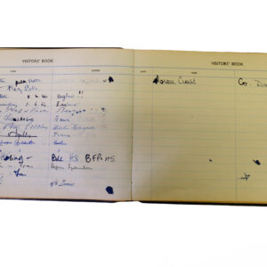 3rd Battalion Royal Anglian Regiment Visitors book 1958-1974