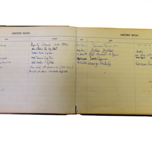 3rd Battalion Royal Anglian Regiment Visitors book 1958-1974
