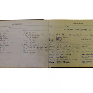 3rd Battalion Royal Anglian Regiment Visitors book 1958-1974