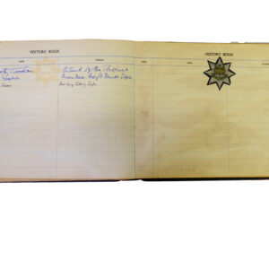 3rd Battalion Royal Anglian Regiment Visitors book 1958-1974