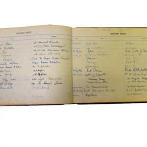 3rd Battalion Royal Anglian Regiment Visitors book 1958-1974