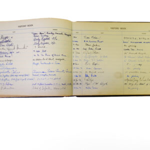 3rd Battalion Royal Anglian Regiment Visitors book 1958-1974