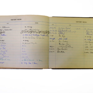 3rd Battalion Royal Anglian Regiment Visitors book 1958-1974