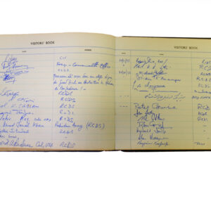 3rd Battalion Royal Anglian Regiment Visitors book 1958-1974