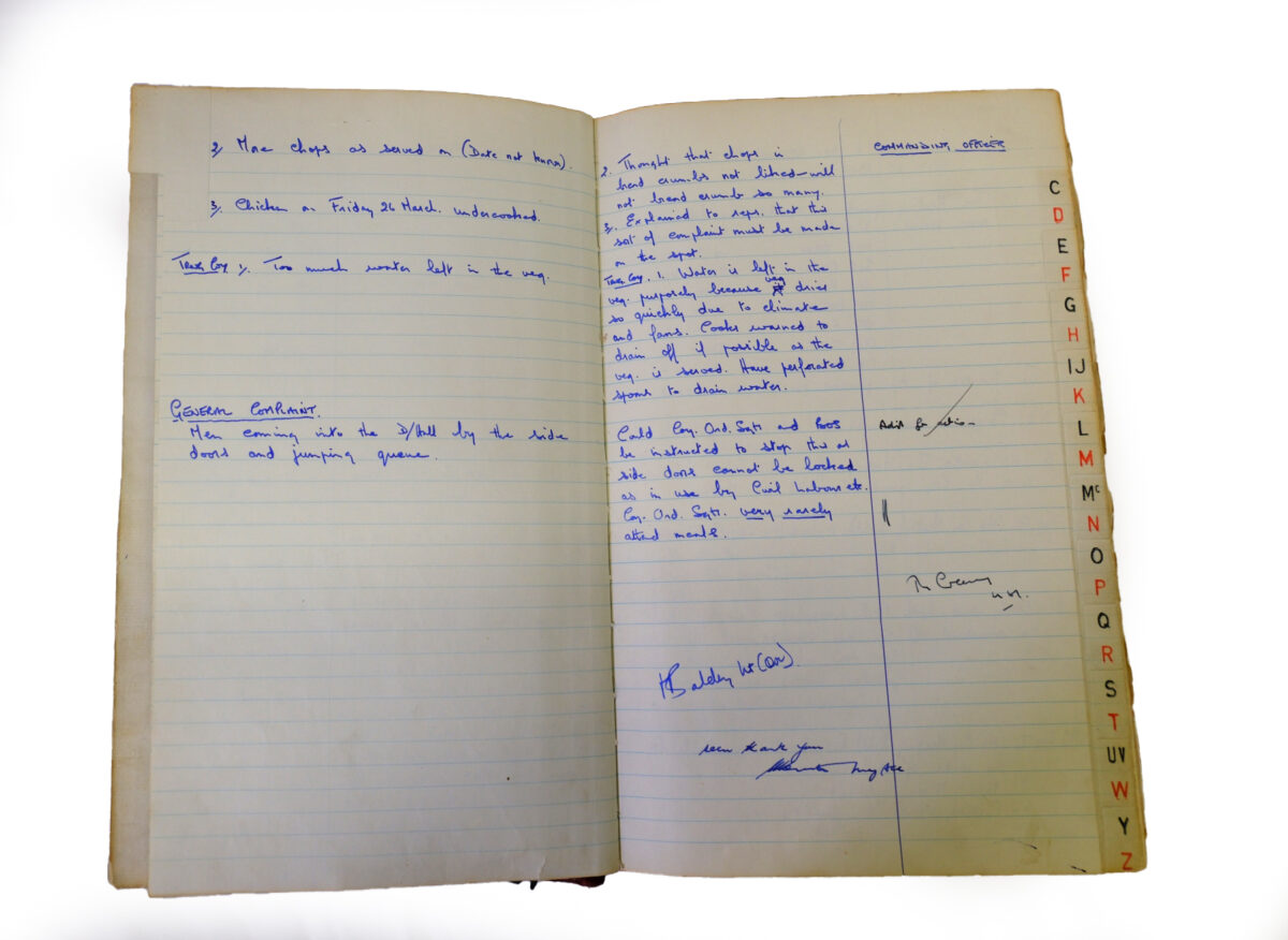 1st Battalion Royal Anglian Regiment Records Ledger March 1965 - September 1984 1st Battalion Royal Anglian Regiment Records Ledger March 1965 - September 1984