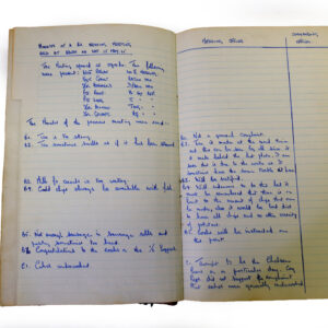 1st Battalion Royal Anglian Regiment Records Ledger March 1965 - September 1984