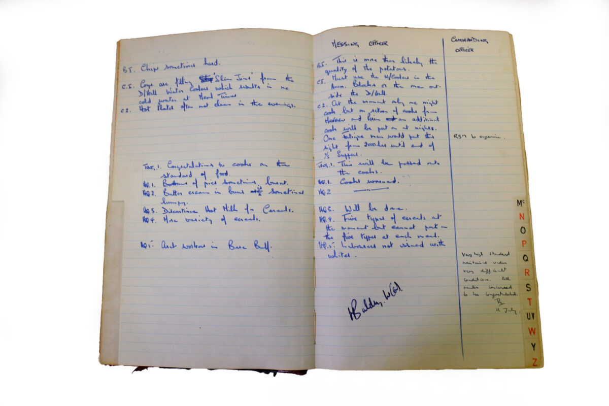 1st Battalion Royal Anglian Regiment Records Ledger March 1965 - September 1984 1st Battalion Royal Anglian Regiment Records Ledger March 1965 - September 1984