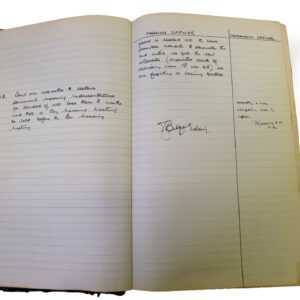 1st Battalion Royal Anglian Regiment Records Ledger March 1965 - September 1984