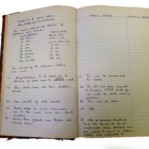 1st Battalion Royal Anglian Regiment Records Ledger March 1965 - September 1984