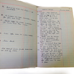 1st Battalion Royal Anglian Regiment Records Ledger March 1965 - September 1984