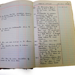1st Battalion Royal Anglian Regiment Records Ledger March 1965 - September 1984