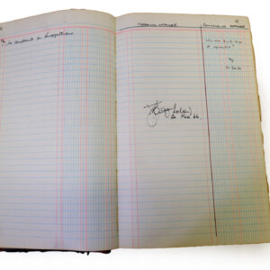 1st Battalion Royal Anglian Regiment Records Ledger March 1965 - September 1984