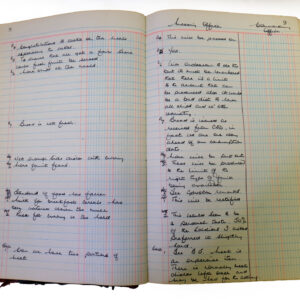 1st Battalion Royal Anglian Regiment Records Ledger March 1965 - September 1984