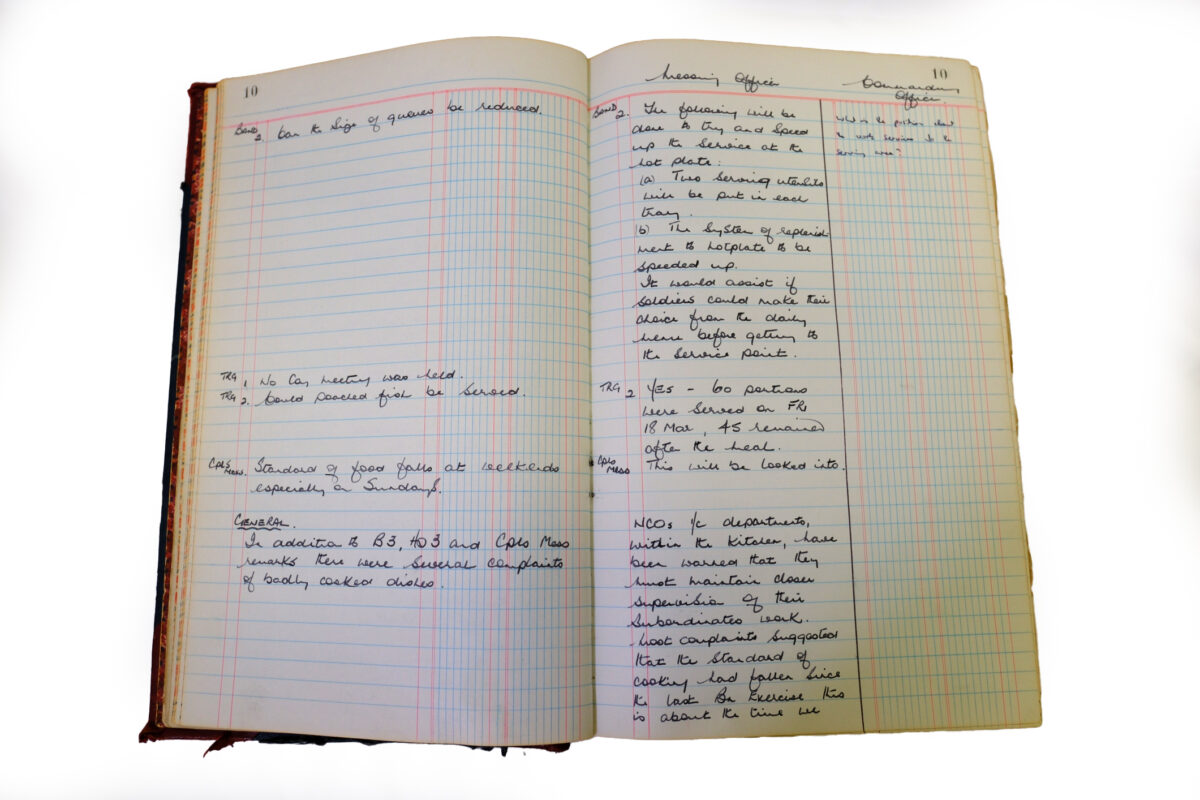 1st Battalion Royal Anglian Regiment Records Ledger March 1965 - September 1984 1st Battalion Royal Anglian Regiment Records Ledger March 1965 - September 1984