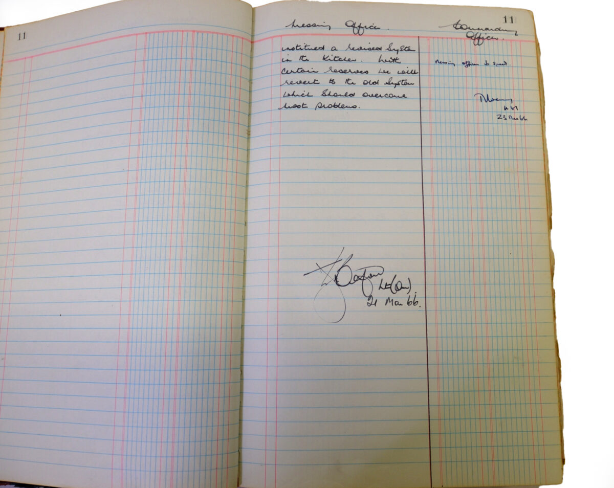 1st Battalion Royal Anglian Regiment Records Ledger March 1965 - September 1984 1st Battalion Royal Anglian Regiment Records Ledger March 1965 - September 1984