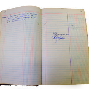 1st Battalion Royal Anglian Regiment Records Ledger March 1965 - September 1984