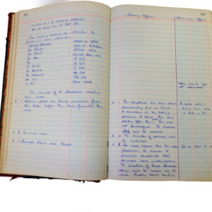 1st Battalion Royal Anglian Regiment Records Ledger March 1965 - September 1984
