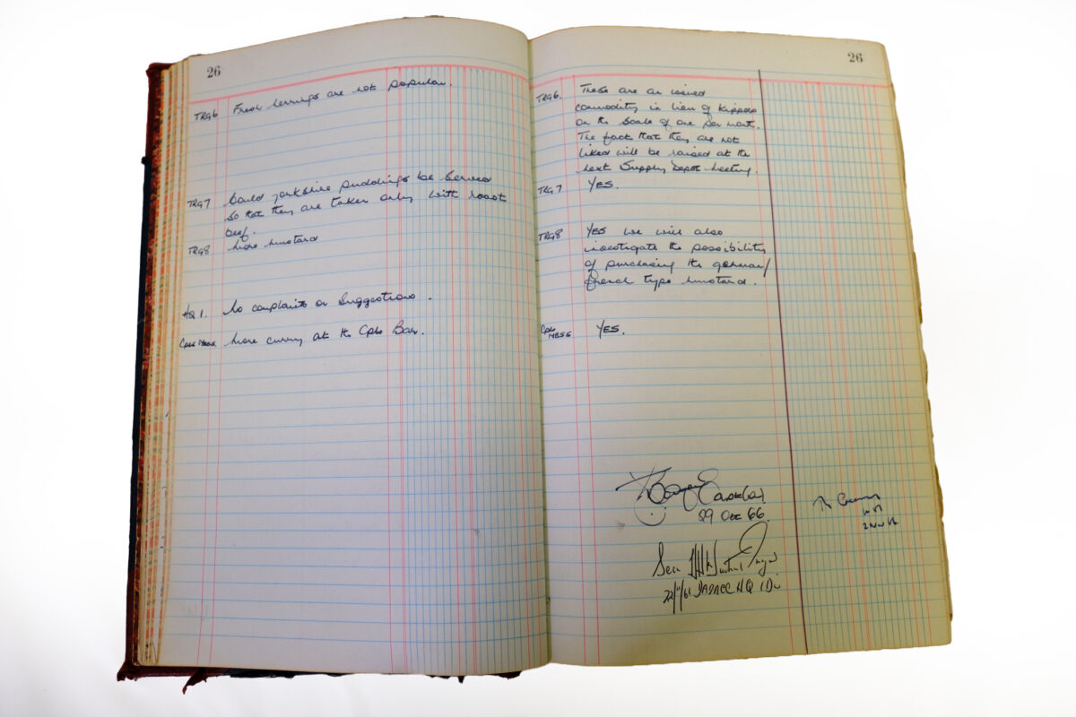 1st Battalion Royal Anglian Regiment Records Ledger March 1965 - September 1984 1st Battalion Royal Anglian Regiment Records Ledger March 1965 - September 1984