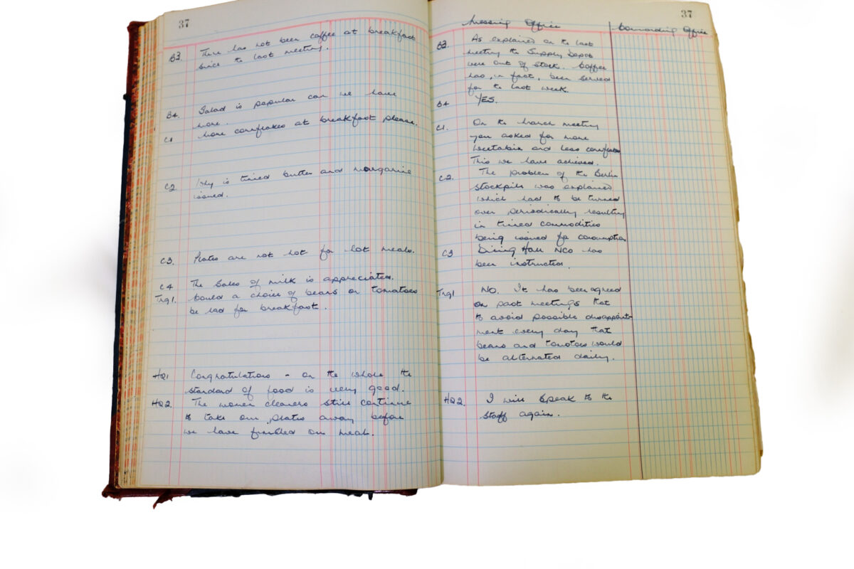 1st Battalion Royal Anglian Regiment Records Ledger March 1965 - September 1984 1st Battalion Royal Anglian Regiment Records Ledger March 1965 - September 1984