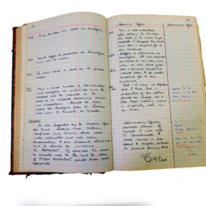 1st Battalion Royal Anglian Regiment Records Ledger March 1965 - September 1984