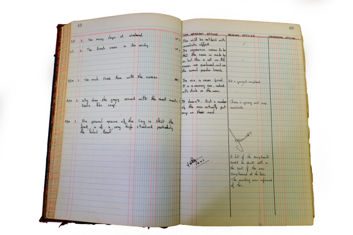 1st Battalion Royal Anglian Regiment Records Ledger March 1965 - September 1984 1st Battalion Royal Anglian Regiment Records Ledger March 1965 - September 1984