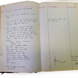 1st Battalion Royal Anglian Regiment Records Ledger March 1965 - September 1984