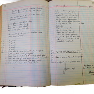 1st Battalion Royal Anglian Regiment Records Ledger March 1965 - September 1984