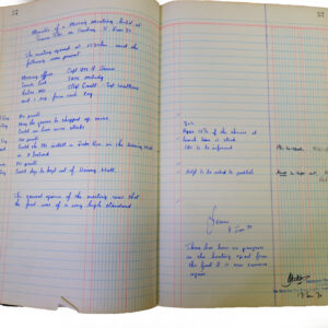 1st Battalion Royal Anglian Regiment Records Ledger March 1965 - September 1984