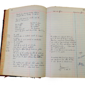 1st Battalion Royal Anglian Regiment Records Ledger March 1965 - September 1984