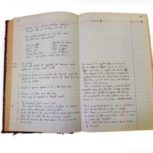 1st Battalion Royal Anglian Regiment Records Ledger March 1965 - September 1984