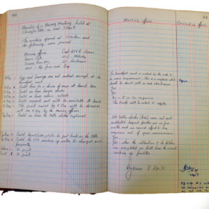 1st Battalion Royal Anglian Regiment Records Ledger March 1965 - September 1984