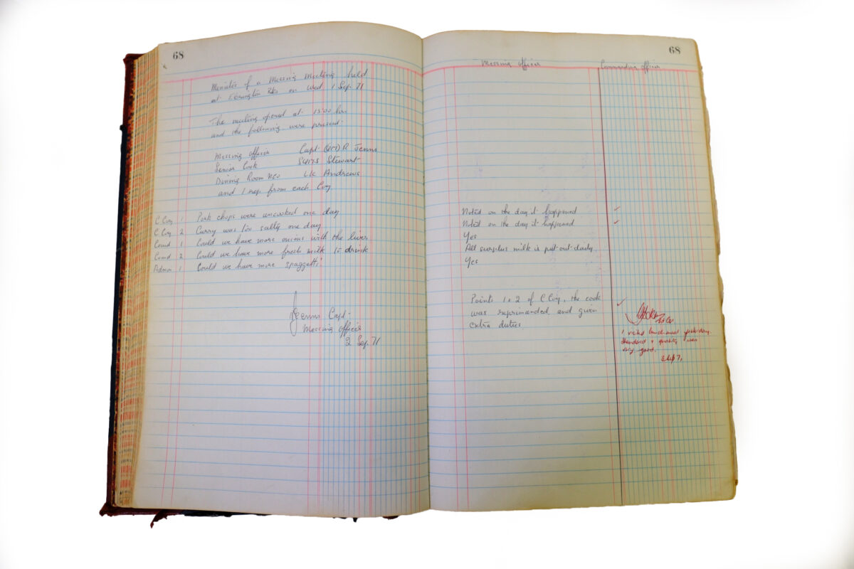 1st Battalion Royal Anglian Regiment Records Ledger March 1965 - September 1984 1st Battalion Royal Anglian Regiment Records Ledger March 1965 - September 1984