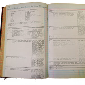 1st Battalion Royal Anglian Regiment Records Ledger March 1965 - September 1984 1st Battalion Royal Anglian Regiment Records Ledger March 1965 - September 1984