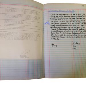 1st Battalion Royal Anglian Regiment Records Ledger March 1965 - September 1984 1st Battalion Royal Anglian Regiment Records Ledger March 1965 - September 1984