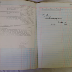 1st Battalion Royal Anglian Regiment Records Ledger March 1965 - September 1984 1st Battalion Royal Anglian Regiment Records Ledger March 1965 - September 1984