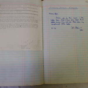 1st Battalion Royal Anglian Regiment Records Ledger March 1965 - September 1984 1st Battalion Royal Anglian Regiment Records Ledger March 1965 - September 1984