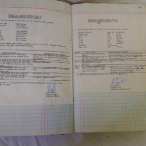 1st Battalion Royal Anglian Regiment Records Ledger March 1965 - September 1984 1st Battalion Royal Anglian Regiment Records Ledger March 1965 - September 1984