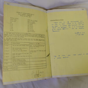 1st Battalion Royal Anglian Regiment Records Ledger March 1965 - September 1984 1st Battalion Royal Anglian Regiment Records Ledger March 1965 - September 1984
