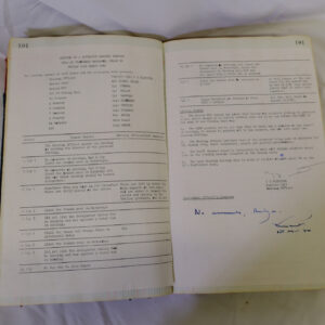 1st Battalion Royal Anglian Regiment Records Ledger March 1965 - September 1984 1st Battalion Royal Anglian Regiment Records Ledger March 1965 - September 1984