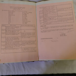 1st Battalion Royal Anglian Regiment Records Ledger March 1965 - September 1984 1st Battalion Royal Anglian Regiment Records Ledger March 1965 - September 1984