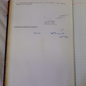 1st Battalion Royal Anglian Regiment Records Ledger March 1965 - September 1984