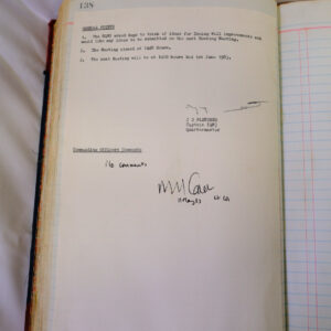 1st Battalion Royal Anglian Regiment Records Ledger March 1965 - September 1984