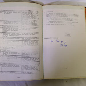 1st Battalion Royal Anglian Regiment Records Ledger March 1965 - September 1984