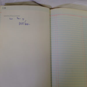 1st Battalion Royal Anglian Regiment Records Ledger March 1965 - September 1984