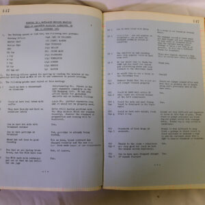 1st Battalion Royal Anglian Regiment Records Ledger March 1965 - September 1984
