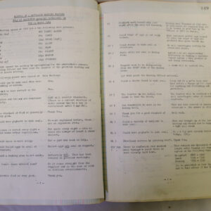1st Battalion Royal Anglian Regiment Records Ledger March 1965 - September 1984