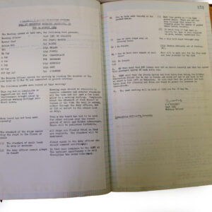 1st Battalion Royal Anglian Regiment Records Ledger March 1965 - September 1984