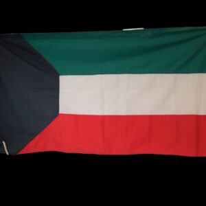 Kuwait Flag collected by soldiers from the 2nd Battalion Royal Anglian Regiment during the Gulf War Kuwait Flag collected by soldiers from the 2nd Battalion Royal Anglian Regiment during the Gulf War