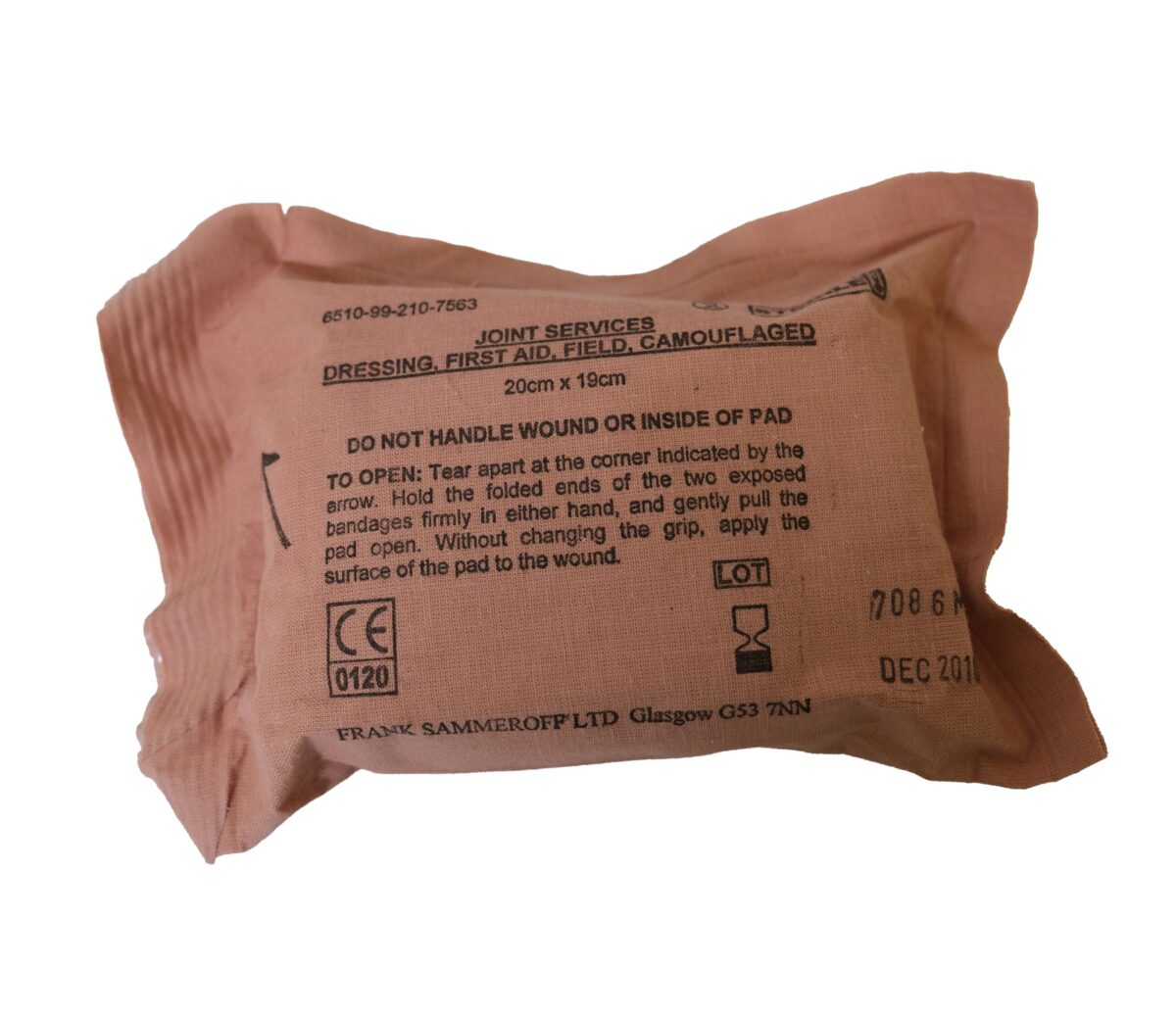 British Military Issue Joint Services Field First Aid Dressing British Military Issue Joint Services Field First Aid Dressing