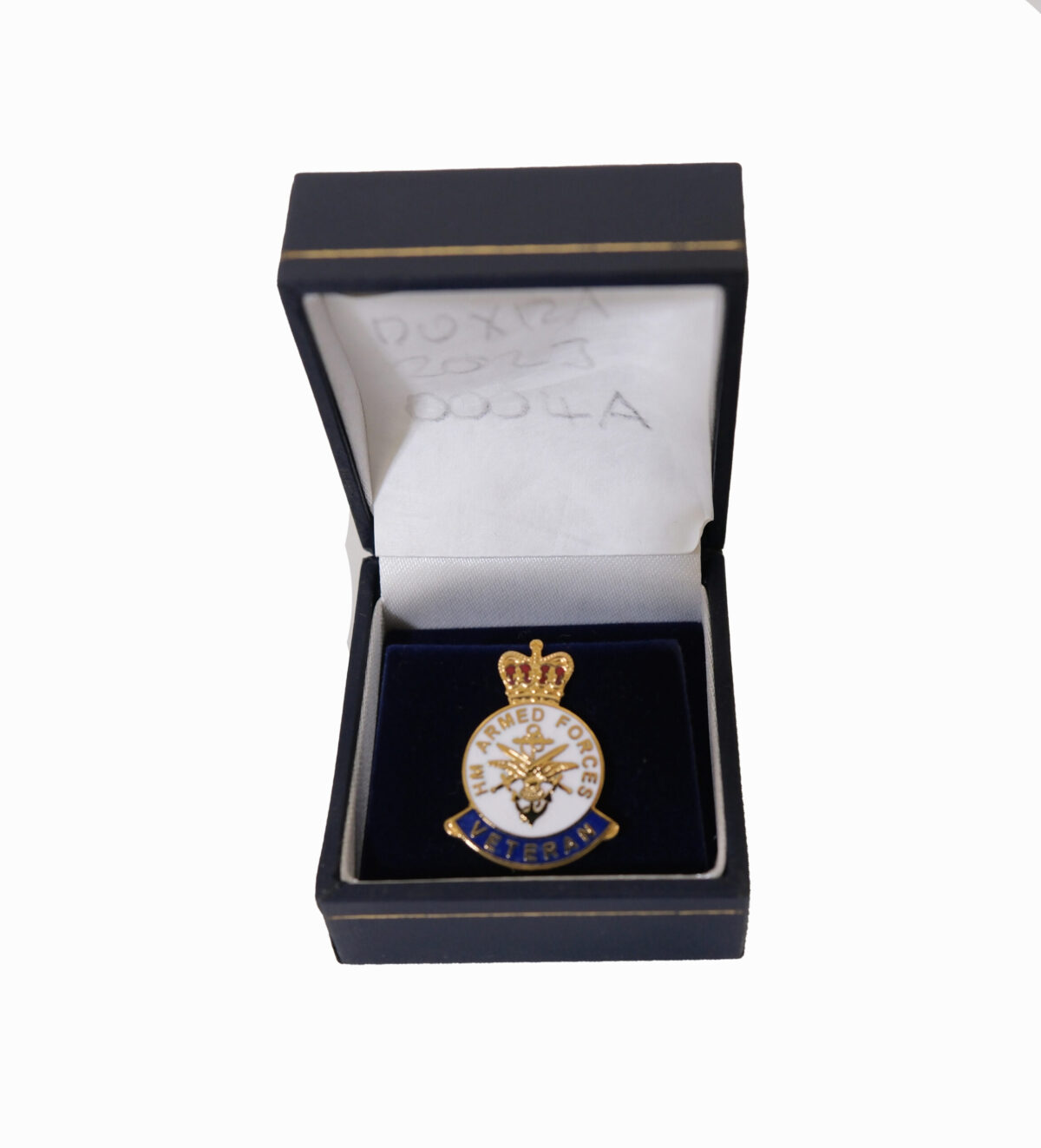 British Military veterans metal badge British Military veterans metal badge